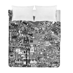 /r/place Retro Duvet Cover Double Side (full/ Double Size) by rplace