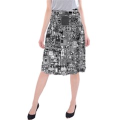 /r/place Retro Midi Beach Skirt by rplace