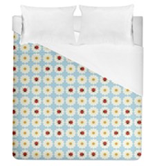 Ladybugs Pattern Duvet Cover (queen Size) by linceazul