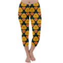 Yellow pink shapes pattern         Capri Winter Leggings View1