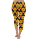 Yellow pink shapes pattern         Capri Winter Leggings View4