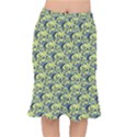 Black and yellow pattern Mermaid Skirt View1