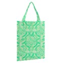 Kiwi Green Geometric Classic Tote Bag View2