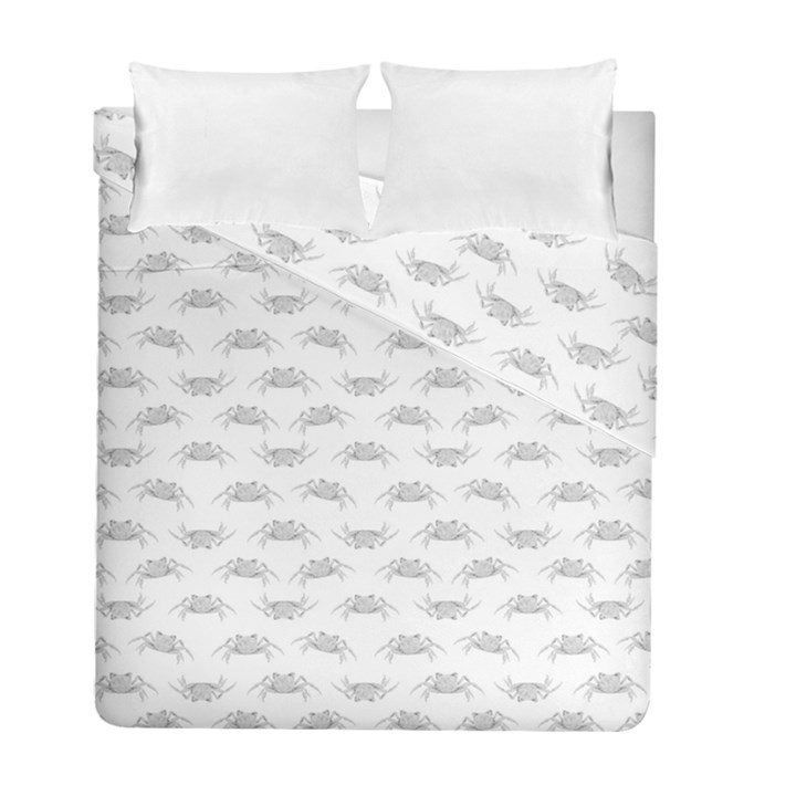 Pop Art Style Crabs Motif Pattern Blob Duvet Cover Double Side (Full/ Double Size)