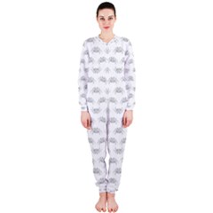 Pop Art Style Crabs Motif Pattern Onepiece Jumpsuit (ladies)  by dflcprintsclothing