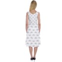 Pop Art Style Crabs Motif Pattern Midi Sleeveless Dress View2