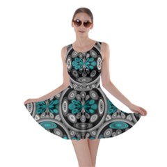 Geometric Arabesque Skater Dress by linceazul