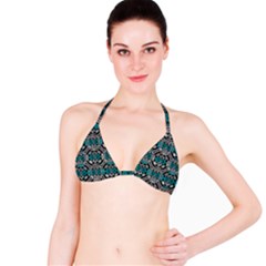 Geometric Arabesque Bikini Top by linceazul