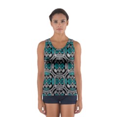 Geometric Arabesque Women s Sport Tank Top  by linceazul