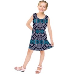 Geometric Arabesque Kids  Tunic Dress by linceazul