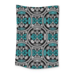 Geometric Arabesque Small Tapestry by linceazul