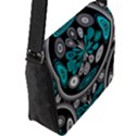 Geometric Arabesque Flap Messenger Bag (L)  View2