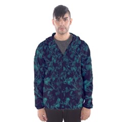 Leaf Pattern Hooded Wind Breaker (men) by berwies