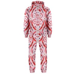 Geometric Harmony Hooded Jumpsuit (men)  by linceazul