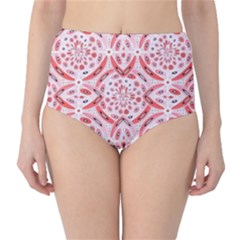 Geometric Harmony High-waist Bikini Bottoms by linceazul