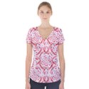 Geometric Harmony Short Sleeve Front Detail Top View1