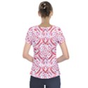 Geometric Harmony Short Sleeve Front Detail Top View2