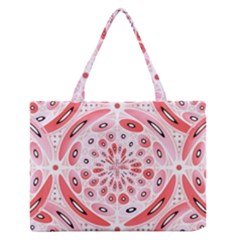 Geometric Harmony Medium Zipper Tote Bag by linceazul