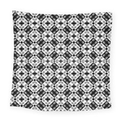 Geometric Modern Baroque Pattern Square Tapestry (large) by dflcprints