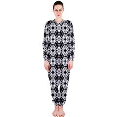 Geometric Modern Baroque Onepiece Jumpsuit (ladies)  by dflcprintsclothing