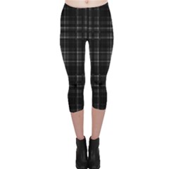 Plaid Design Capri Leggings  by Valentinaart