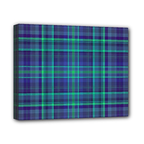 Plaid Design Canvas 10  X 8  by Valentinaart