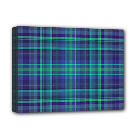 Plaid Design Deluxe Canvas 16  X 12   by Valentinaart