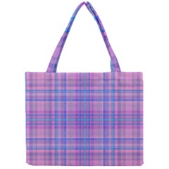 Plaid Design Mini Tote Bag by Valentinaart