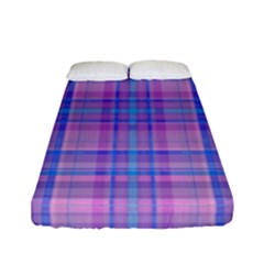 Plaid Design Fitted Sheet (full/ Double Size)