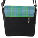 Plaid design Flap Messenger Bag (S) View1