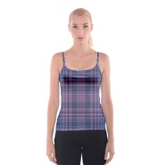 Plaid Design Spaghetti Strap Top by Valentinaart