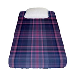 Plaid Design Fitted Sheet (single Size)