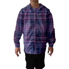 Plaid Design Hooded Wind Breaker (kids) by Valentinaart