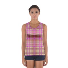 Plaid Design Women s Sport Tank Top 