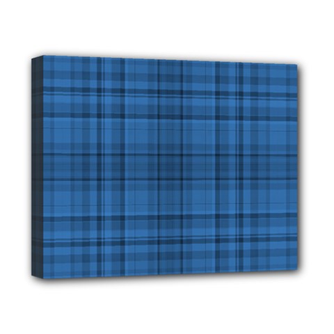 Plaid Design Canvas 10  X 8  by Valentinaart