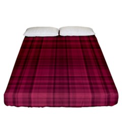 Plaid Design Fitted Sheet (california King Size) by Valentinaart