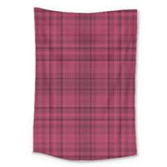 Plaid Design Large Tapestry