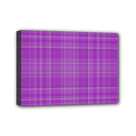 Plaid Design Mini Canvas 7  X 5  by Valentinaart