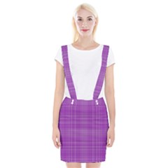 Plaid Design Braces Suspender Skirt