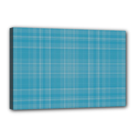 Plaid Design Canvas 18  X 12 