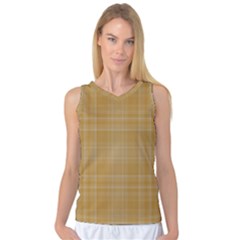 Plaid Design Women s Basketball Tank Top