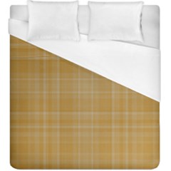 Plaid Design Duvet Cover (king Size)