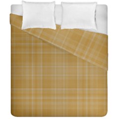 Plaid Design Duvet Cover Double Side (california King Size)