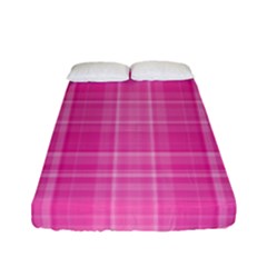 Plaid Design Fitted Sheet (full/ Double Size)