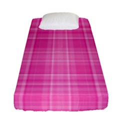 Plaid Design Fitted Sheet (single Size) by Valentinaart