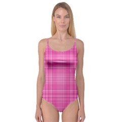 Plaid Design Camisole Leotard  by Valentinaart