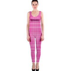 Plaid Design Onepiece Catsuit by Valentinaart