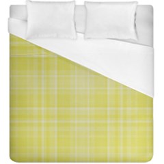 Plaid Design Duvet Cover (king Size)