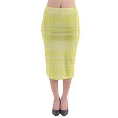 Plaid Design Midi Pencil Skirt by Valentinaart