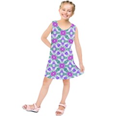 Multicolor Ornate Check Kids  Tunic Dress by dflcprintsclothing